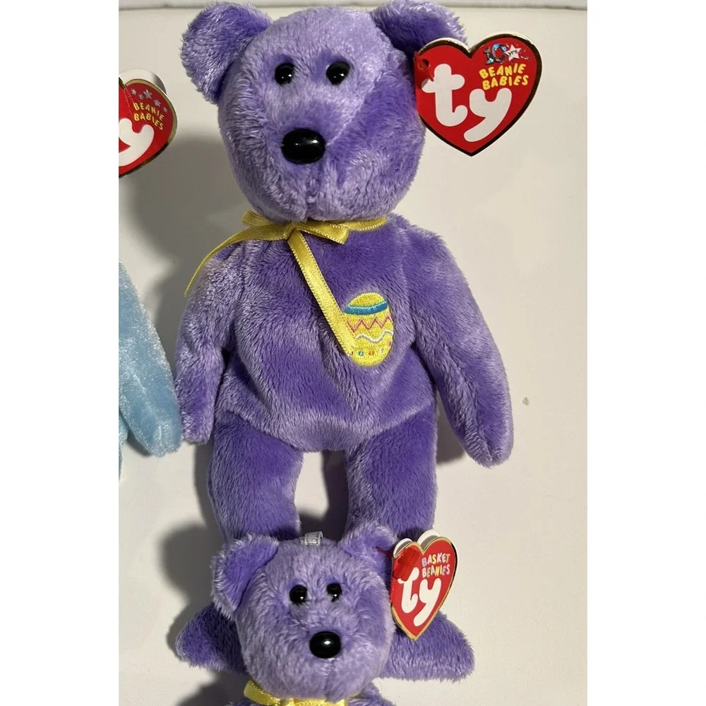 TY Beanie Babies Bears Lot Of 4 Eggs II Eggs III Candies Eggs III Small‎